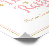 Twinkle Twinkle Little Star Baby Duschvorrichtung Poster (Ecke)