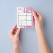 Twinkle, Twinkle Little Star - Baby Girl - Bingo Flyer (Gruppe)