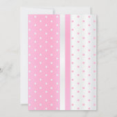 Twinkle, Twinkle Little Star - Baby Girl Einladung (Rückseite)