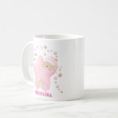 Twinkle Twinkle Little Star Baby Girl Teddy Bear Kaffeetasse (Vorderseite Links)