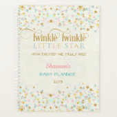 Twinkle Twinkle Little Star Baby Planer (Vorderseite)