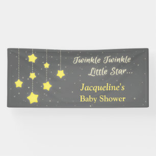 Twinkle Twinkle Little Star Baby Shower Banner