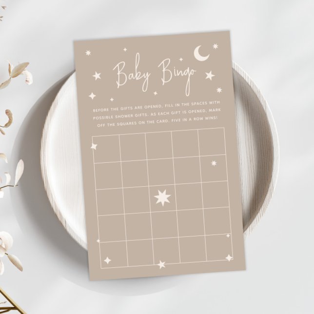 Twinkle Twinkle Little Star Baby Shower Bingo Card (Von Creator hochgeladen)