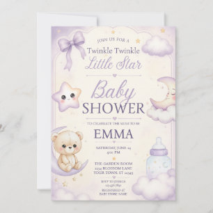 Twinkle Twinkle Little Star Baby Shower Einladung