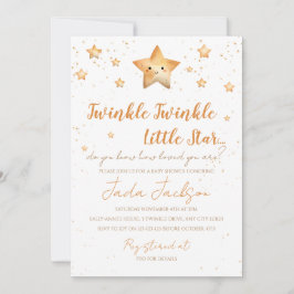 Twinkle Twinkle Little Star Baby Shower Invitation Einladung