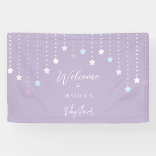 Twinkle Twinkle Little Star Baby Shower Willkommen Banner