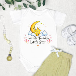 "Twinkle Twinkle Little Star" Baby Strampler