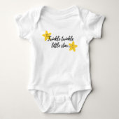 Twinkle Twinkle Little Star Baby Strampler (Vorderseite)