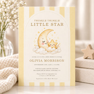Twinkle Twinkle Little Star Babyparty Einladung