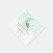 Twinkle Twinkle Little Star Bear Baby Dusche Serviette (Ecke)