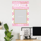 Twinkle Twinkle Little Star Birthday Foto Prop Poster (Heimbüro)
