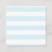 Twinkle Twinkle Little Star Blue Diaper Raffle Begleitkarte (Rückseite)