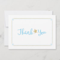 Twinkle Twinkle Little Star Blue Gold Vielen Dank