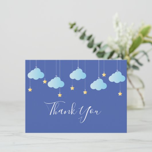 Twinkle Twinkle Little Star Danke Blue (Stehend Vorderseite)