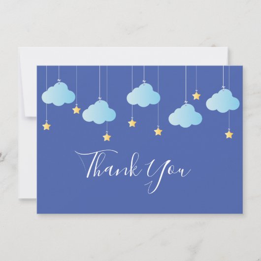 Twinkle Twinkle Little Star Danke Blue (Vorderseite)