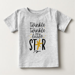 Twinkle Twinkle Little Star Doodle Baby T-shirt