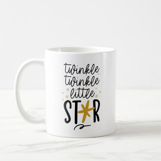 Twinkle Twinkle Little Star Doodle Kaffeetasse (Links)