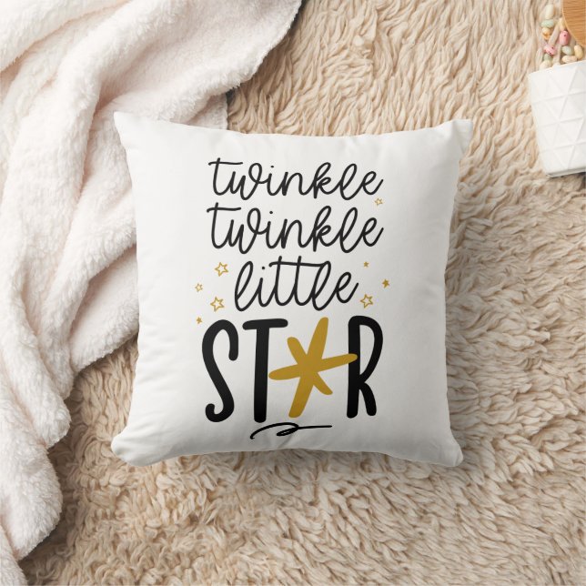 Twinkle Twinkle Little Star Doodle Kissen (Decke)