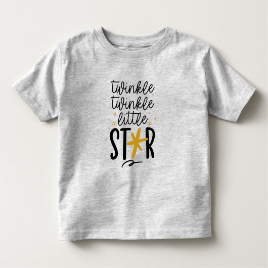 Twinkle Twinkle Little Star Doodle Kleinkind T-shirt (Vorderseite)