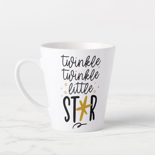 Twinkle Twinkle Little Star Doodle Milchtasse (Links)