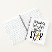 Twinkle Twinkle Little Star Doodle Notizblock (Innenseite)