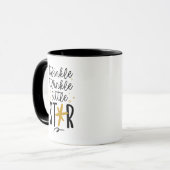 Twinkle Twinkle Little Star Doodle Tasse (Vorderseite Links)