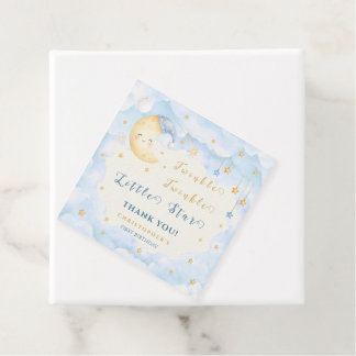 Twinkle Twinkle Little Star Erster Geburtstag Blau Geschenkanhänger