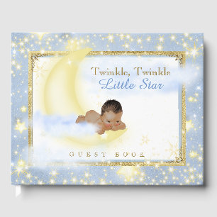 Twinkle Twinkle Little Star Ethnisches Baby-Gästeb Gästebuch