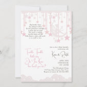 Twinkle Twinkle Little Star Fairy Baby Sprinkle Einladung (Vorderseite)