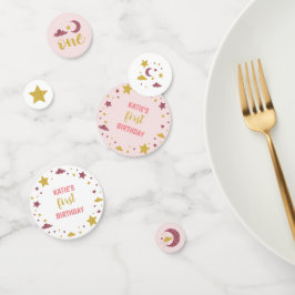Twinkle Twinkle Little Star First Geburtstag Konfetti
