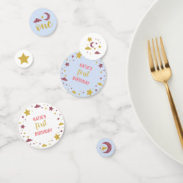 Twinkle Twinkle Little Star First Geburtstag Konfetti