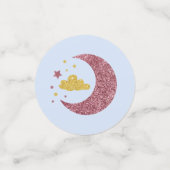 Twinkle Twinkle Little Star First Geburtstag Konfetti (Klein Vorderseite)