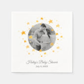 Twinkle Twinkle Little Star Foto Babydusche Serviette (Vorderseite)