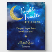Twinkle Twinkle Little Star Fotoplatte (Vorderseite)