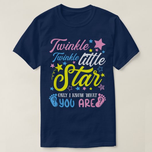 Twinkle Twinkle Little Star Funny Gender Keeper Re T-Shirt (Design vorne)