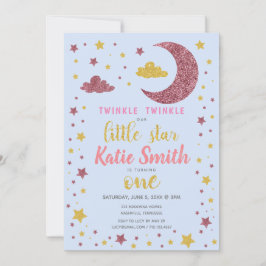 Twinkle Twinkle Little Star Geburtstag Einladung