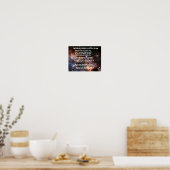 TWINKLE TWINKLE LITTLE STAR Gedicht Poster (Küche)