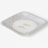 Twinkle Twinkle Little Star Gender Neutral Pappteller (Gewinkelt)