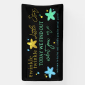 Twinkle Twinkle Little Star Gender Reveal Banner (Vertikal)