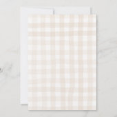 Twinkle Twinkle Little Star Gender Reveal Party Einladung (Rückseite)