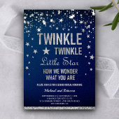 Twinkle Twinkle Little Star Gender Reveal Party Einladung