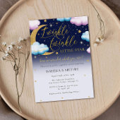 Twinkle Twinkle Little Star Gender Reveal Party Einladung