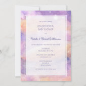 Twinkle, Twinkle, Little Star Gender Revewer Dusch Einladung (Rückseite)