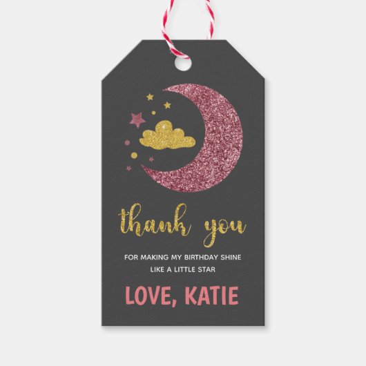 Twinkle Twinkle Little Star Geschenkanhänger (Vorderseite)