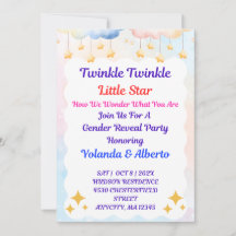 Twinkle Twinkle Little Star Geschlechtsenthüllungs