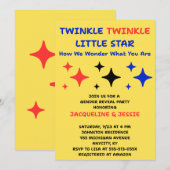 Twinkle Twinkle Little Star Geschlechtsenthüllungs (Vorne/Hinten)