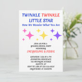 Twinkle Twinkle Little Star Geschlechtsenthüllungs (Stehend Vorderseite)