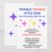 Twinkle Twinkle Little Star Geschlechtsenthüllungs (Vorne/Hinten)