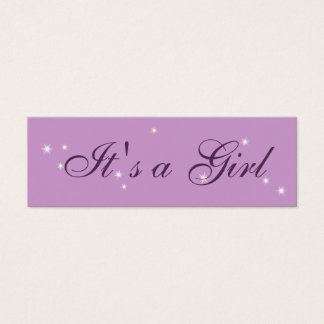 Twinkle Twinkle Little Star Gift Tag in purple