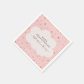 Twinkle Twinkle Little Star Girl Baby Dusche Serviette (Ecke)